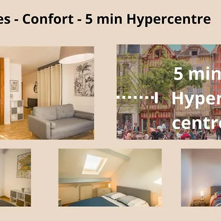 Le Duplex Pasteur - 5 Min Hypercentre - Ideal Groupe * Troyes